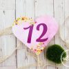 Numar masa inimioara roz - Pembe