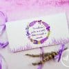 Plic bani nunta - tema Lavanda
