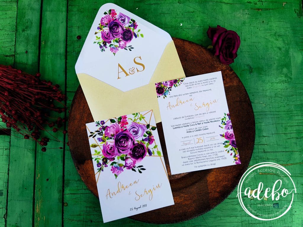 Invitatie nunta Malva