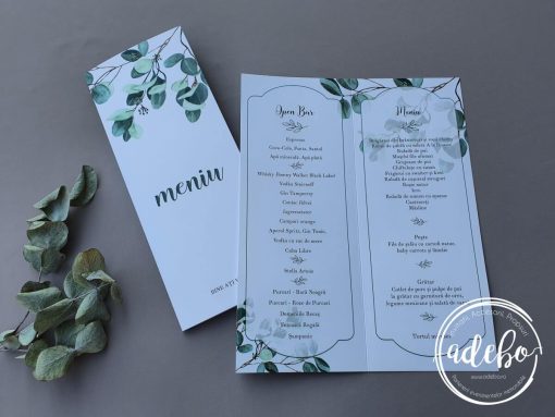 Invitatie nunta Kraft Eucalypt - imagine 6
