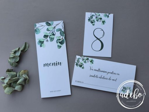 Invitatie nunta Kraft Eucalypt - imagine 5