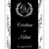 Invitatie nunta digitala - Black and white