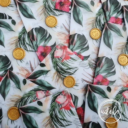 Alternative view of Invitatie de nunta Tropical Flower