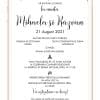 Invitatie nunta digitala - Eucalipt