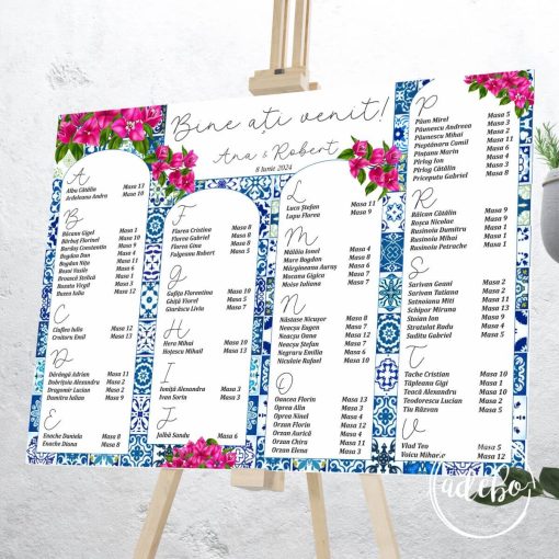 Lista invitati tematica greceasca