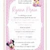 Invitatie digitala - Minnie Mouse
