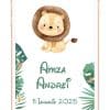 Invitatie digitala video - baby Lion