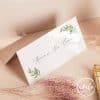 Plic bani placecard - crengute maslini